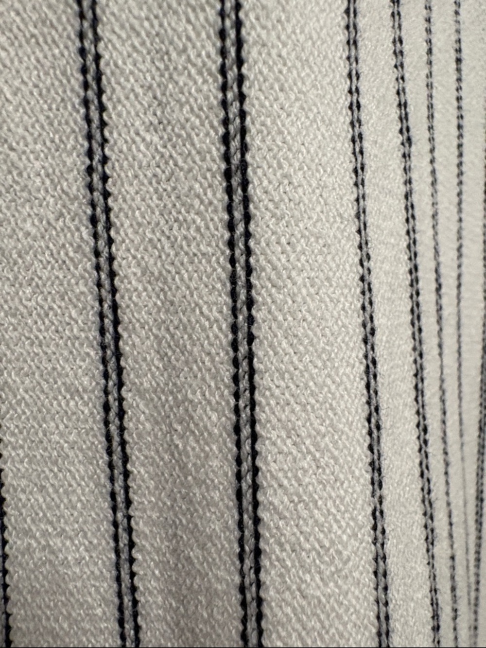 NWT [NIC+ZOE] Destination Pinstripe Wide-leg White Casual Pants Womens L or XL - Picture 7 of 10